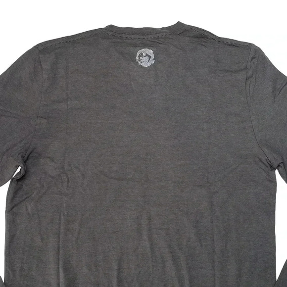 Natori Buji Grey Modal Blend Crewneck Long Sleeve Mens T-Shirt Size Small - Picture 10 of 12